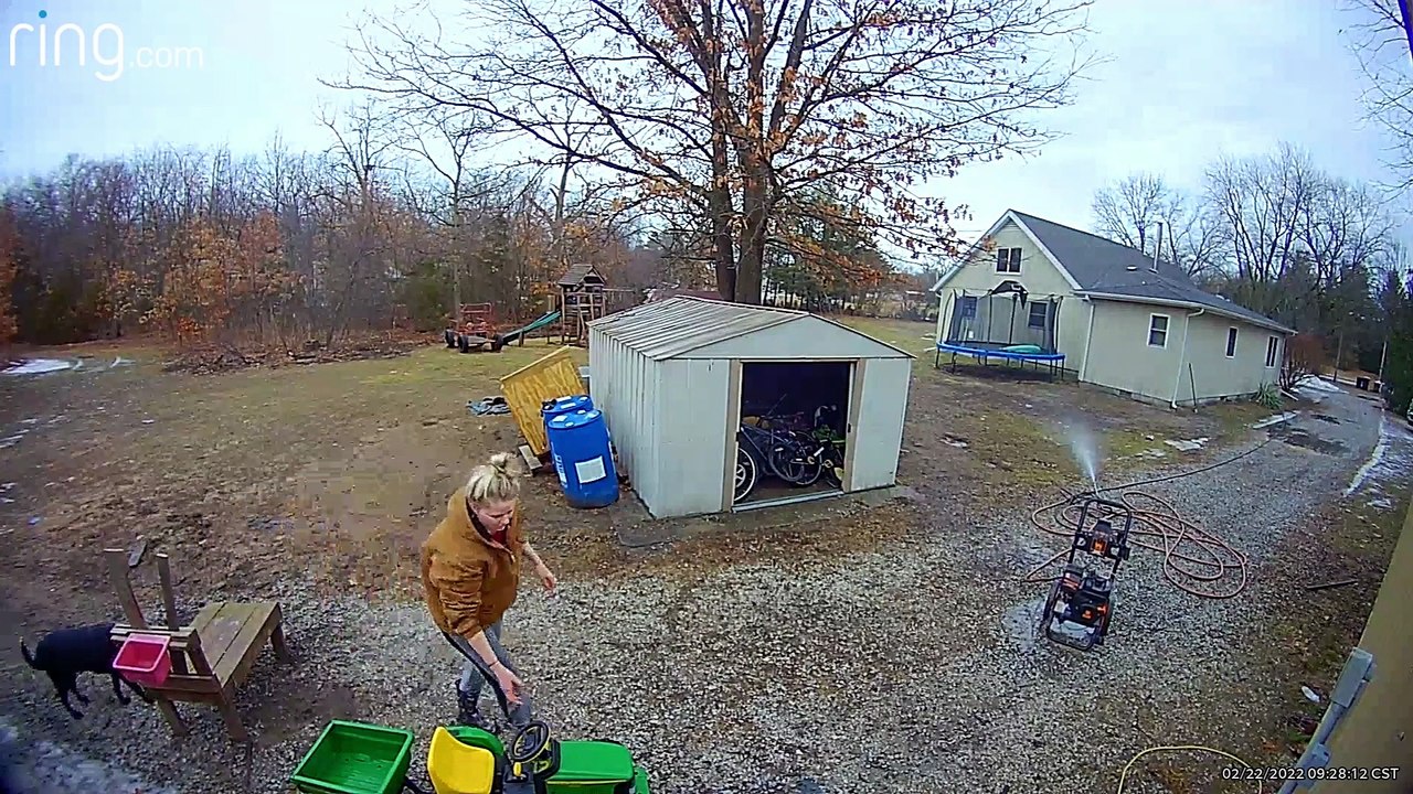 Stuck Power Washer Trigger Causes Chaos