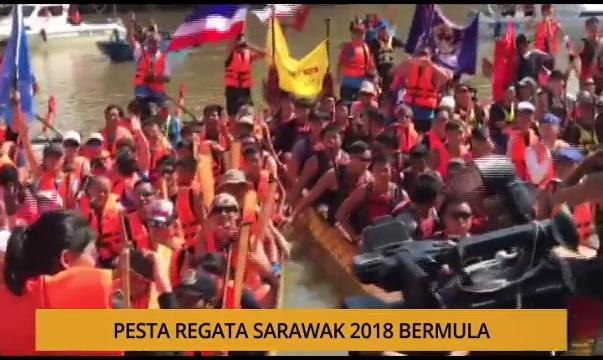 Kalendar Sarawak: Pesta Regata Sarawak 2018 bermula