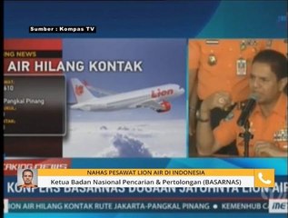 Ketua BASARNAS: Perkembangan nahas pesawat Lion Air di Indonesia