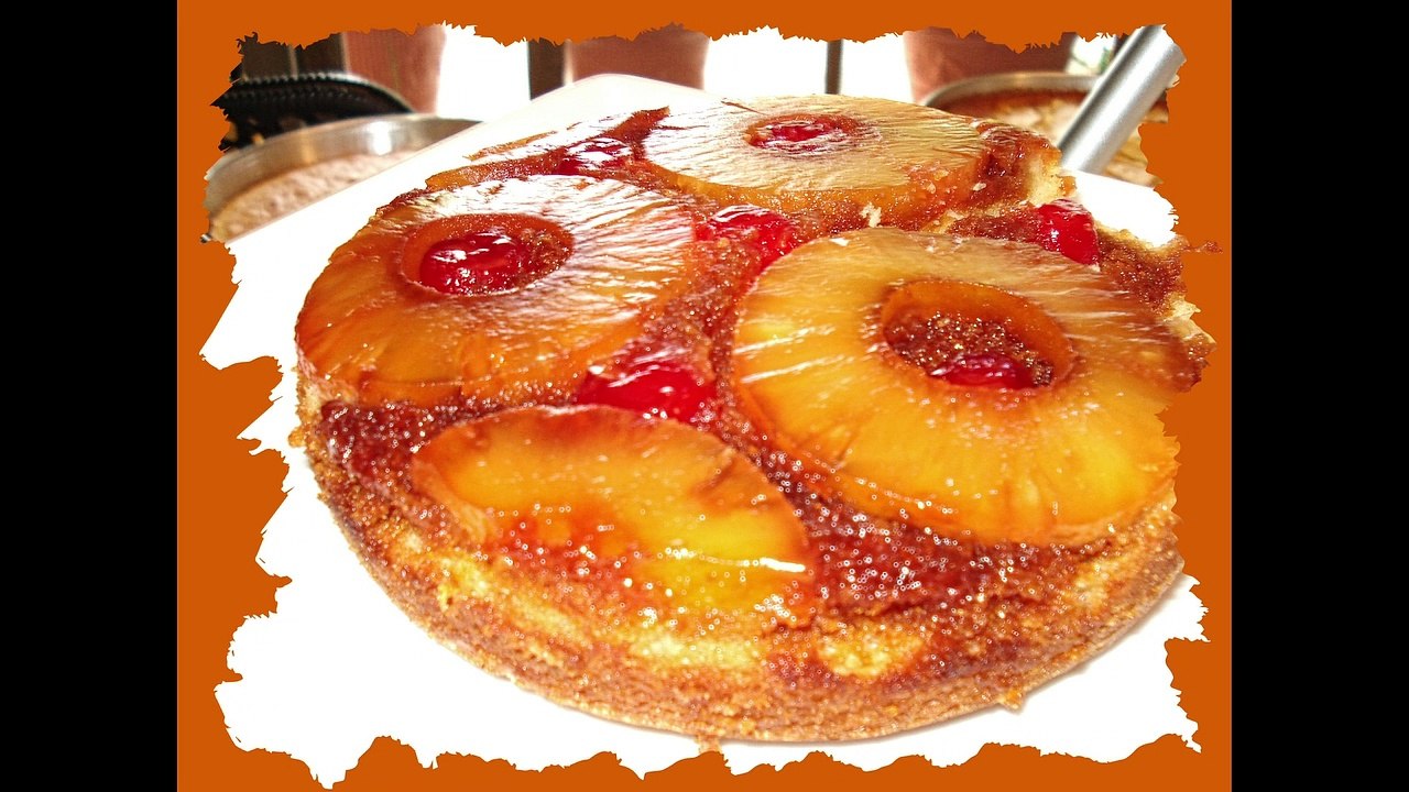 VOLTEADO DE PIÑA |  UPSIDE-DOWN CAKE | COMO FAZER A ABACAXI PASTRY