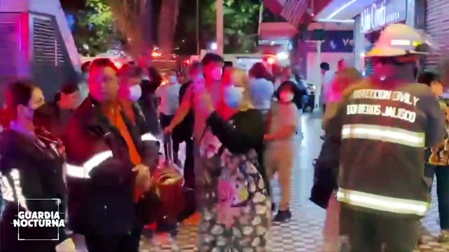 70 huéspedes de un hotel de la zona Centro de Guadajalara, fueron evacuados por un conato de incendio