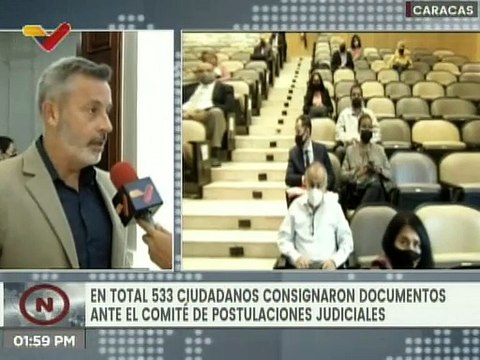 Un total de 533 ciudadanos consignaron documentos ante el Comité de Postulaciones Judiciales