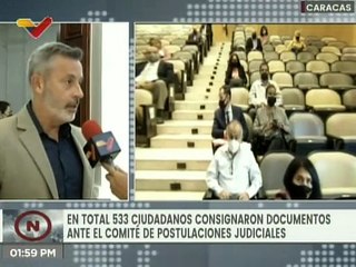 Un total de 533 ciudadanos consignaron documentos ante el Comité de Postulaciones Judiciales