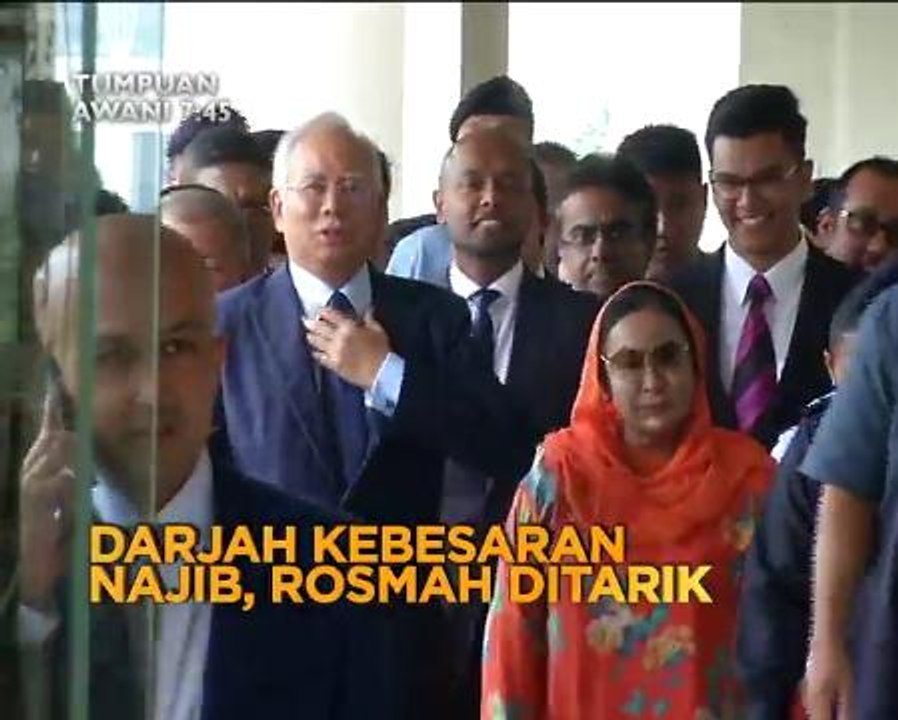 Tumpuan AWANI 7.45: Darjah kebesaran Najib, Rosmah ditarik & 1MDB: Rosmah beri keterangan