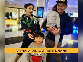Fasha, Aidil nafi bertunang