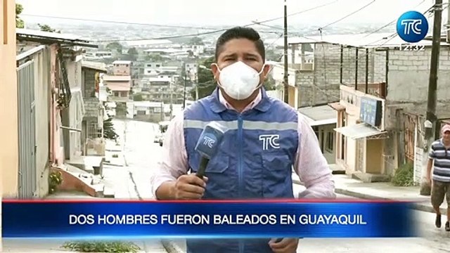 Dos personas fueron baleados en el norte de Guayaquil