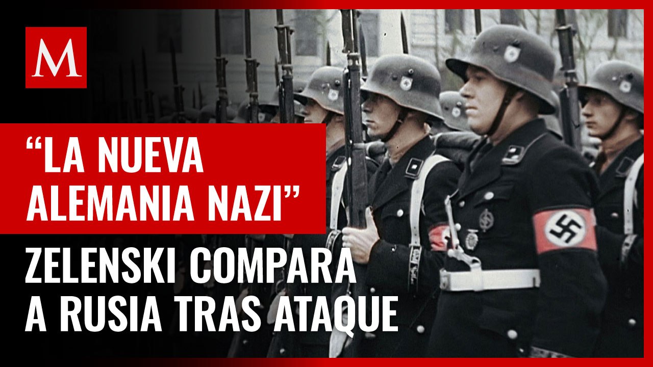Volodimir Zelenski, presidente de Ucrania, compara a Rusia con Alemania nazi tras ataque