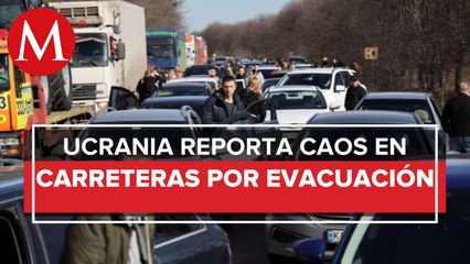 Ciudadanos intentan abandonar zonas de conflicto en Ucrania