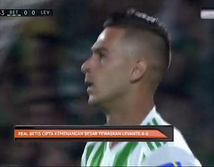 Real Betis cipta kemenangan sesar tewaskan Levante 4-0