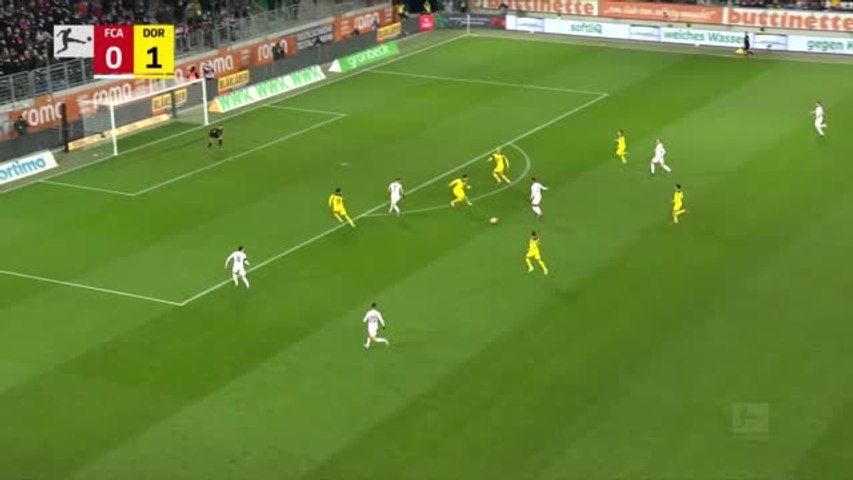 Dortmund tenu en échec à Augsbourg (vidéo)