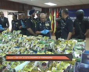 Dadah lebih RM20 juta dirampas di Terengganu