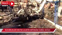 Rus birlikleri Kiev’de lojistik deposunu vurdu: 28 ölü