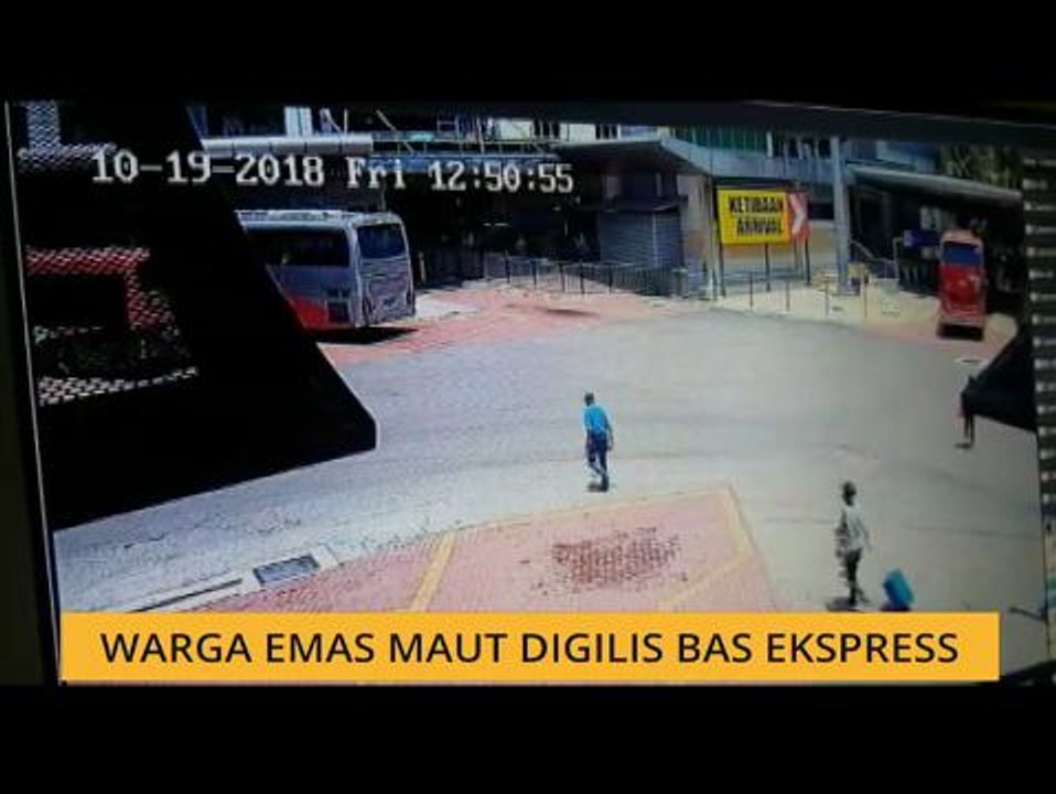Warga emas maut digilis bas ekspress