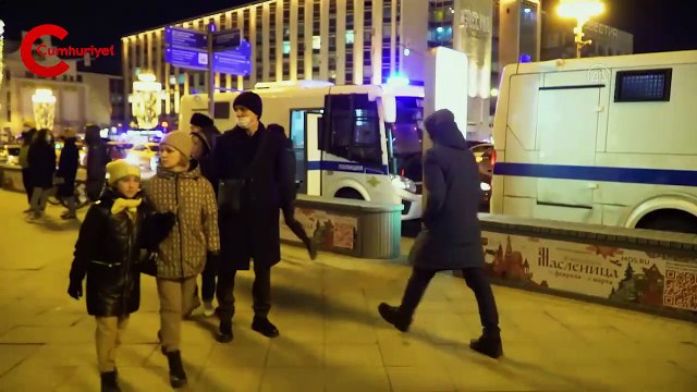 Rusya'da savaşa hayır gösterisi