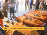Mayat 5 pendaki Korea Selatan dihantar pulang