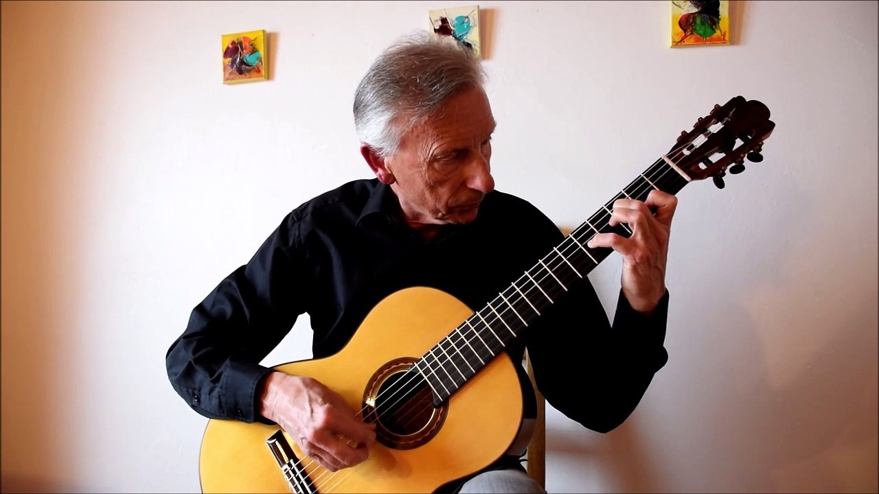 Suite BWV 996 JS Bach - 3 Courante - Guitare Alain Bauer