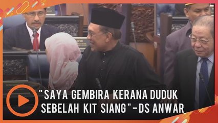DS Anwar gembira duduk bersebelahan dengan Lim Kit Siang sekali lagi
