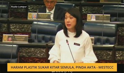Haram plastik sukar kitar semula, pinda akta - MESTECC