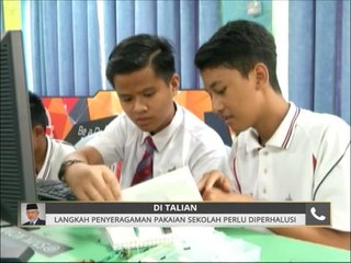Langkah penyeragaman pakaian sekolah perlu diperhalusi