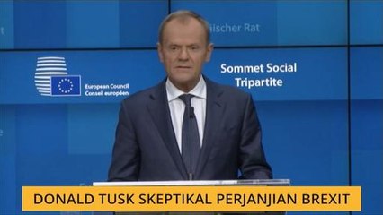 Donald Tusk Skeptikal perjanjian Brexit