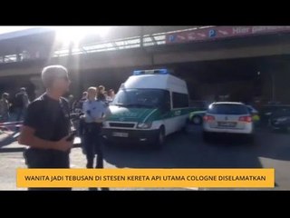 Wanita jadi tebusan di stesen kereta api utama Cologne diselamatkan
