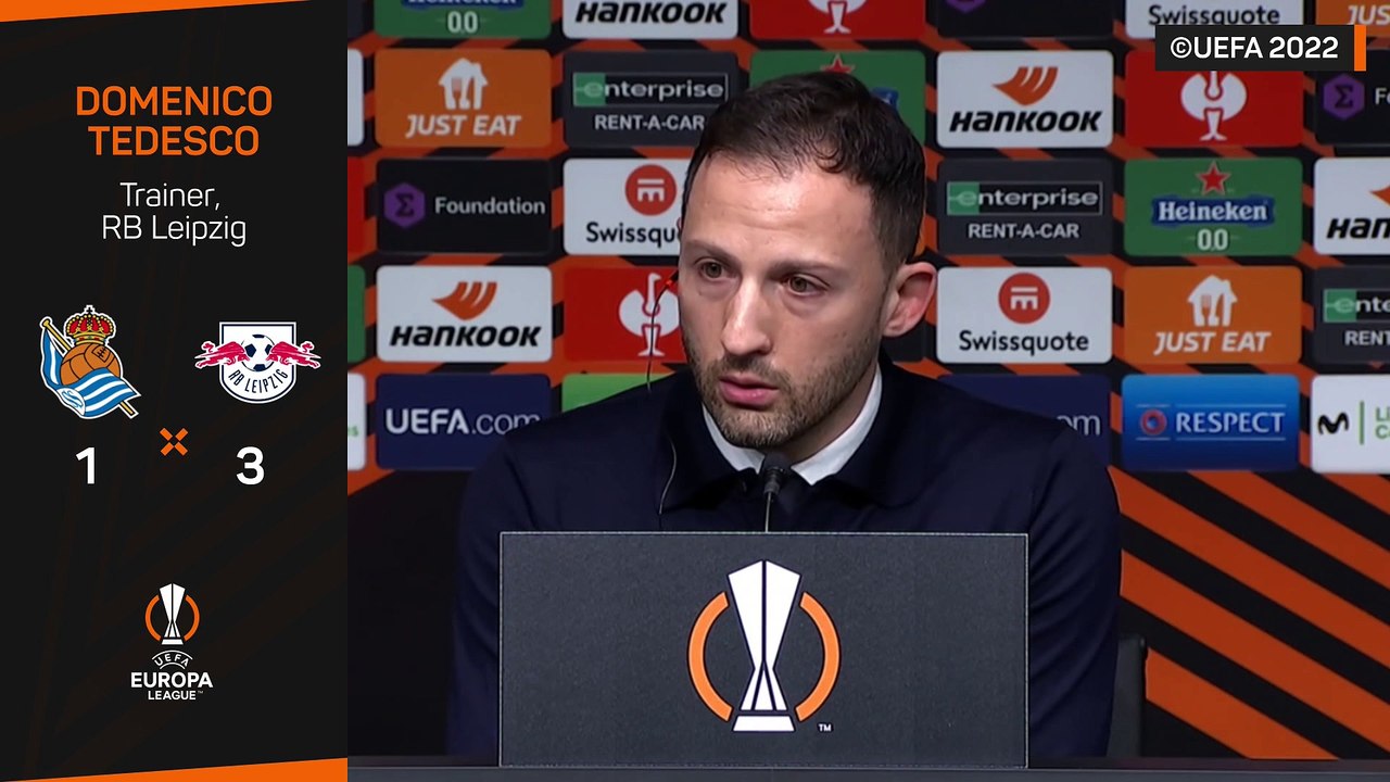 Tedesco: “Jungs sind heiß auf die Europa League”