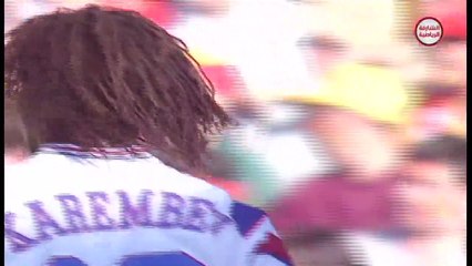 الشوط الاول مباراة فرنسا و اسبانيا 1-1 كاس اوروبا 1996