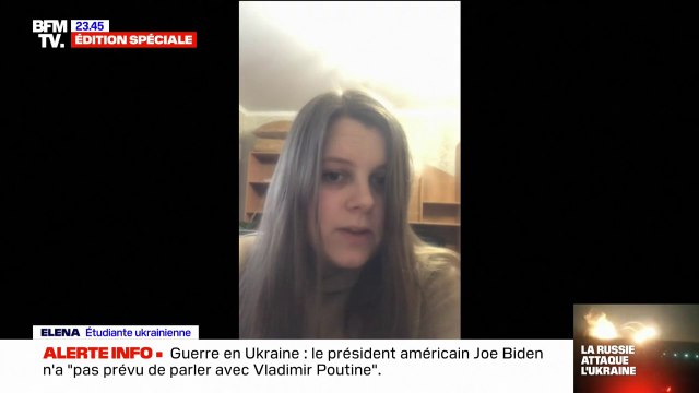 Guerre en Ukraine: le début de l'offensive russe à travers les yeux d'une étudiante ukrainienne