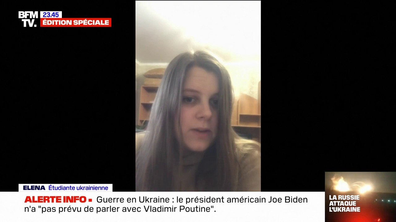 Guerre en Ukraine: le début de l'offensive russe à travers les yeux d'une étudiante ukrainienne