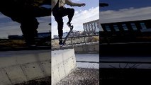 Skateboarder Really Crushes It