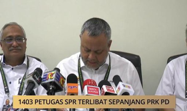 AWANI - Negeri Sembilan: 1403 petugas SPR terlibat sepanjang PRK PD