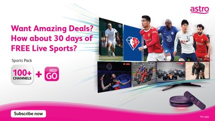 Astro Sports Pack from RM89.99