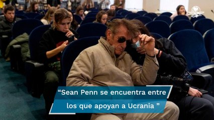 Sean Penn está en Ucrania, producirá documental sobre el conflicto con Rusia