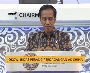 Jokowi bidas perang perdagangan AS-China