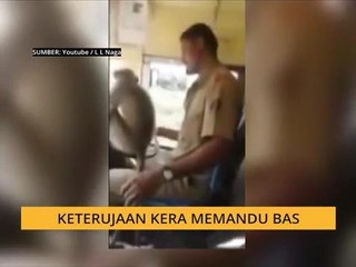 #Bualan 12 Oktober: Inilah akibatnya membiarkan kera memandu bas