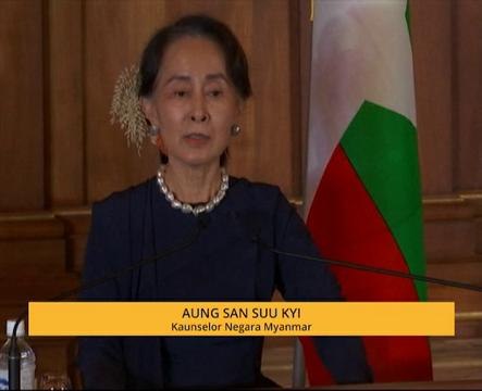 Aung San Suu Kyi bersuara dalam hal Rohingya di Rakhine