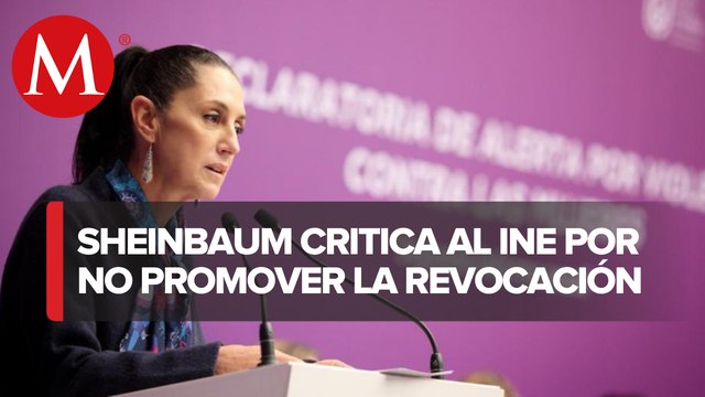 INE está más interesado en bajar tweets que en promover revocación de mandato: Sheinbaum
