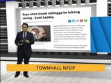 Komen Pagi 5 Okt: Lee Chong Wei pulih, Townhall NFDP