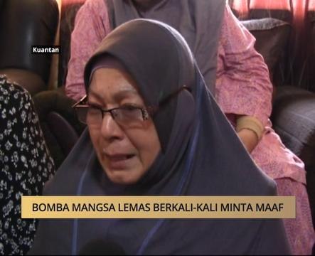 AWANI - Pahang: Bomba mangsa lemas berkali-kali minta maaf