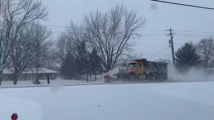 Snow strikes Chicago after a wild weather week