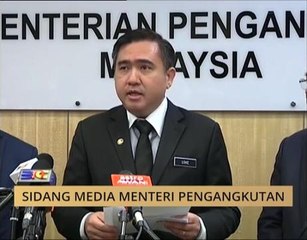 Sidang Media Menteri Pengangkutan [8/10/2018]