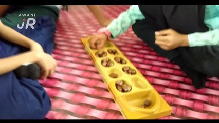 #AWANIJr: Jom kembali main buah getah