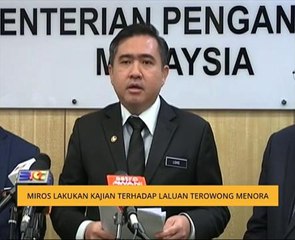 MIROS lakukan kajian terhadap laluan Terowong Menora