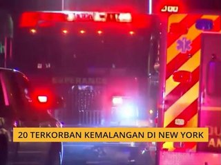 20 terkorban kemalangan di New York