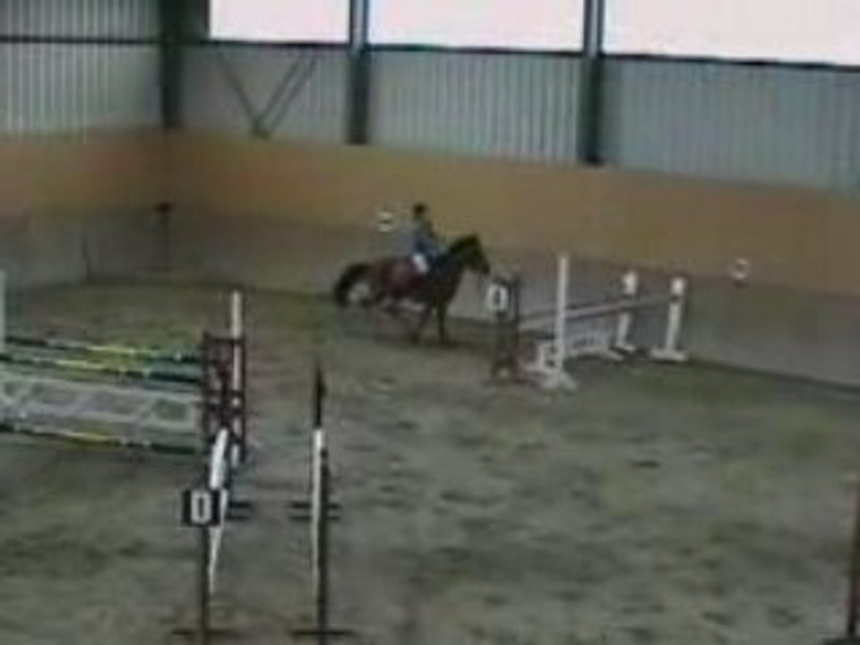 Ilka a Giromagny en D2p CSO dans le manege