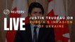 LIVE Canadas Trudeau speaks about Russias invasion of Ukraine