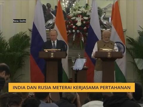 India dan Rusia meterai kerjasama pertahanan