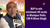 BJP to win minimum 40 seats in Manipur Polls: CM N Biren Singh