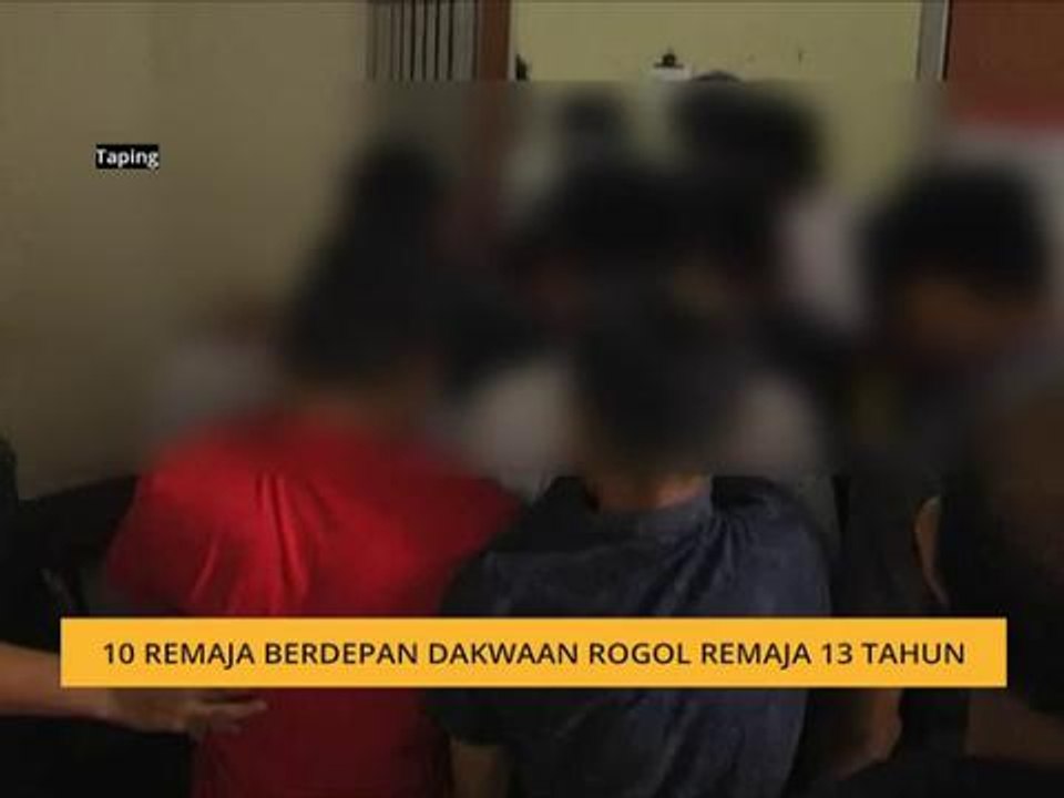 10 remaja berdepan dakwaan rogol remaja 13 tahun