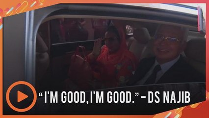 Reaction as former Prime Minister Datuk Seri Najib and his wife leave court